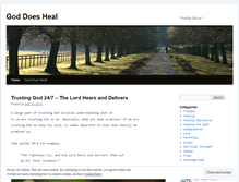 Tablet Screenshot of goddoesheal.wordpress.com