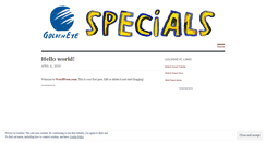 Desktop Screenshot of goldeneyespecials.wordpress.com