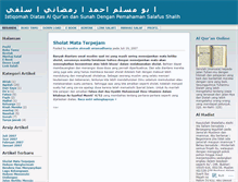Tablet Screenshot of abumuslimsalafi.wordpress.com