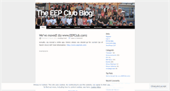 Desktop Screenshot of eepclub.wordpress.com