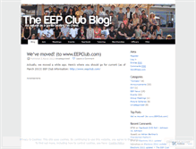 Tablet Screenshot of eepclub.wordpress.com