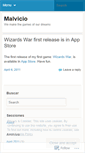 Mobile Screenshot of malvicio.wordpress.com