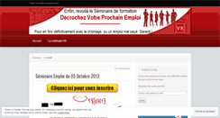 Desktop Screenshot of emploi2012.wordpress.com