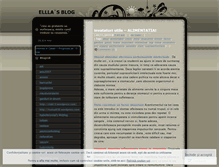 Tablet Screenshot of ellla.wordpress.com