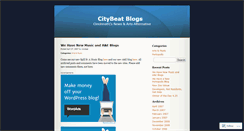 Desktop Screenshot of citybeat.wordpress.com