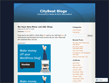 Tablet Screenshot of citybeat.wordpress.com