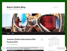 Tablet Screenshot of dublinbabu.wordpress.com