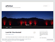 Tablet Screenshot of giftedeye.wordpress.com