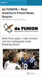 Mobile Screenshot of dafunion.wordpress.com