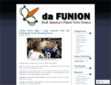 Tablet Screenshot of dafunion.wordpress.com