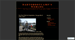 Desktop Screenshot of dadtobootcamp.wordpress.com