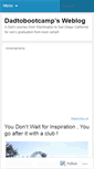 Mobile Screenshot of dadtobootcamp.wordpress.com