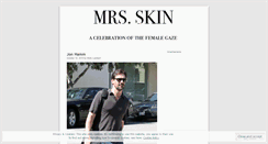 Desktop Screenshot of mrsskin.wordpress.com