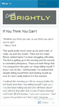 Mobile Screenshot of katlivesbrightly.wordpress.com