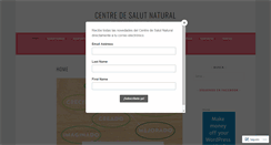 Desktop Screenshot of centresalutnatural.wordpress.com