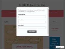 Tablet Screenshot of centresalutnatural.wordpress.com
