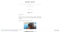 Desktop Screenshot of kanokano.wordpress.com