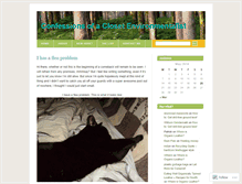 Tablet Screenshot of closetenvironmentalist.wordpress.com
