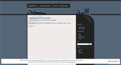 Desktop Screenshot of ilahiler1.wordpress.com