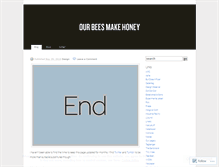 Tablet Screenshot of ourbeesmakehoney.wordpress.com