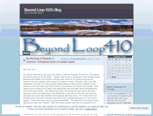 Tablet Screenshot of beyondloop410.wordpress.com