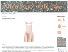 Tablet Screenshot of fromsugarwithstyle.wordpress.com