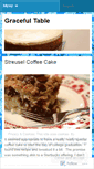 Mobile Screenshot of gracefultable.wordpress.com