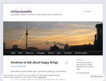 Tablet Screenshot of nickysqueaks.wordpress.com