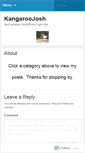 Mobile Screenshot of kangaroojosh.wordpress.com