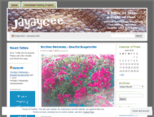 Tablet Screenshot of jayaycee.wordpress.com
