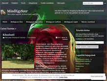 Tablet Screenshot of mindegyszer.wordpress.com