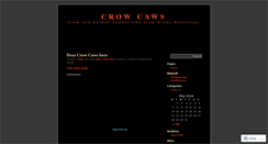 Desktop Screenshot of crowcaws.wordpress.com