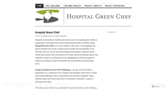Desktop Screenshot of hospitalgreenchefchallenge.wordpress.com
