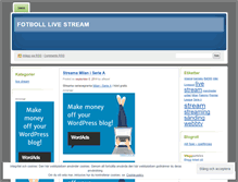 Tablet Screenshot of fotbolllivestream.wordpress.com