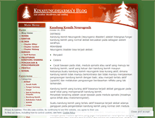 Tablet Screenshot of kinayungdharma.wordpress.com