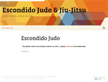 Tablet Screenshot of escondidojudo.wordpress.com