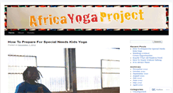 Desktop Screenshot of africayogaprojectblog.wordpress.com