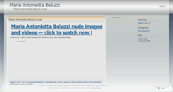 Desktop Screenshot of mariaantoniettabeluzzi.wordpress.com