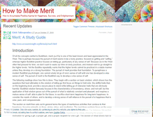 Tablet Screenshot of howtomakemerit.wordpress.com