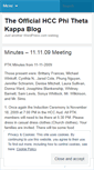 Mobile Screenshot of hccphithetakappa.wordpress.com