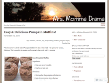 Tablet Screenshot of mrsmommadrama.wordpress.com