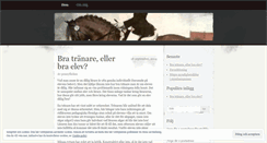 Desktop Screenshot of ponnyflickan.wordpress.com
