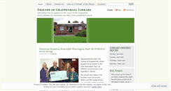 Desktop Screenshot of friendsofgrappenhalllibrary.wordpress.com