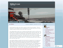 Tablet Screenshot of abidinginlove.wordpress.com