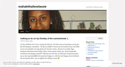 Desktop Screenshot of mahalethaileselassie.wordpress.com