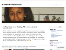 Tablet Screenshot of mahalethaileselassie.wordpress.com