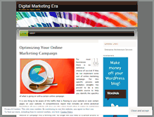 Tablet Screenshot of digitalmarketingera.wordpress.com