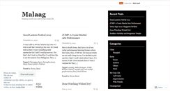 Desktop Screenshot of malaag.wordpress.com