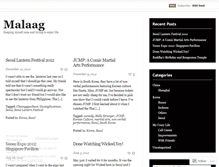 Tablet Screenshot of malaag.wordpress.com