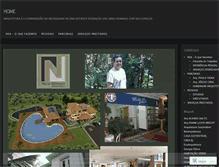 Tablet Screenshot of nsarquitetura.wordpress.com